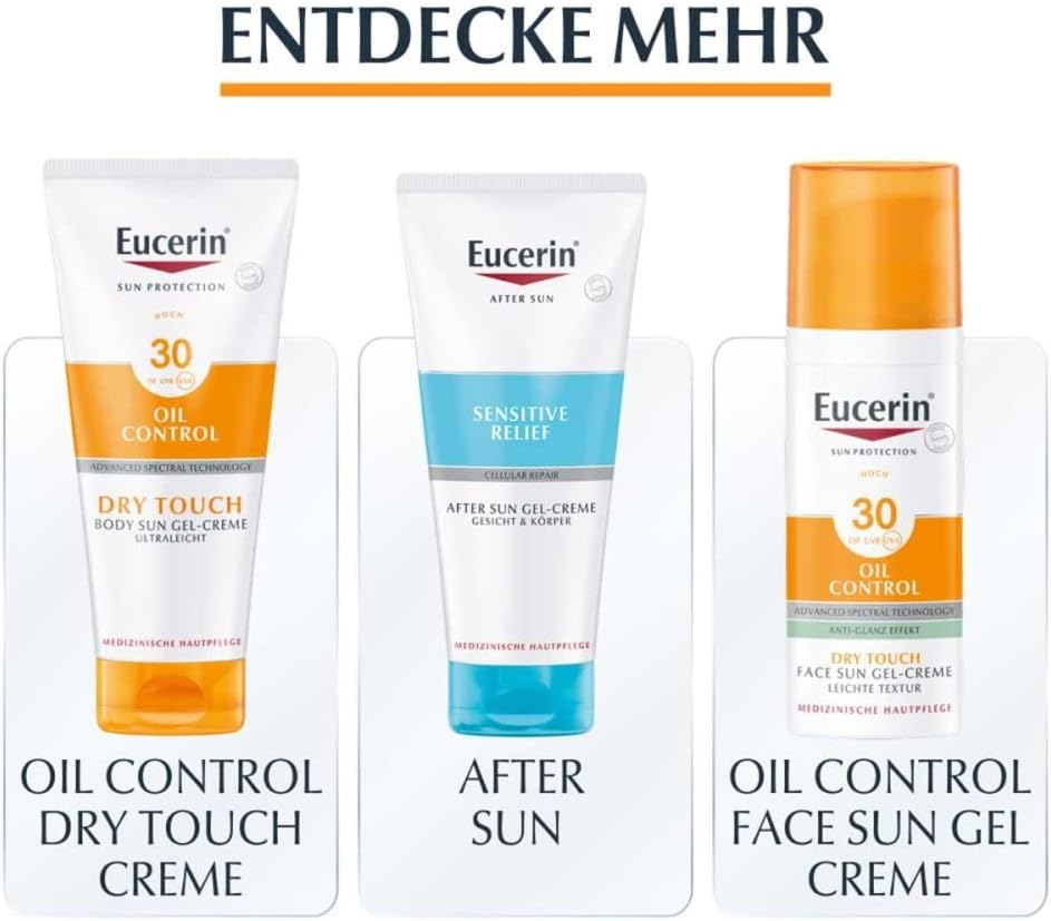 Eucerin Oil Control Face Sun Gel-Creme LSF 50+, 50 ml Cream