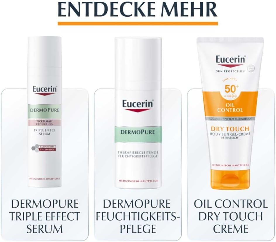 Eucerin Oil Control Face Sun Gel-Creme LSF 50+, 50 ml Cream